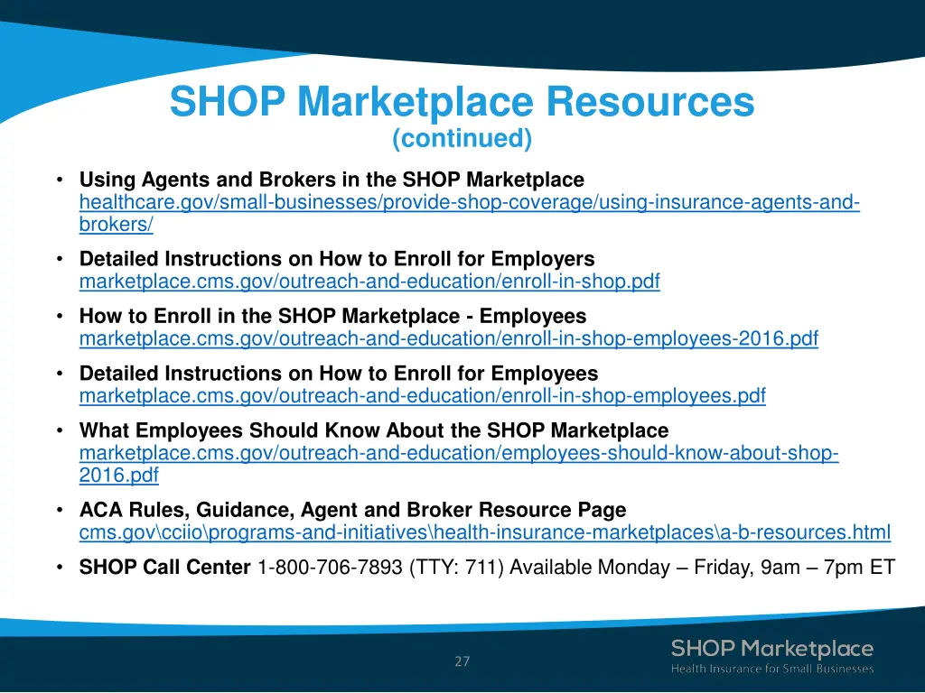shop marketplace resources continued