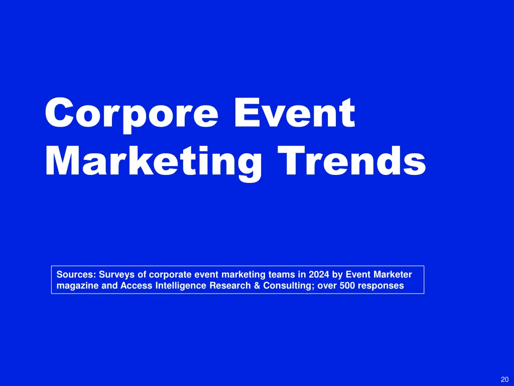 corpore event marketing trends