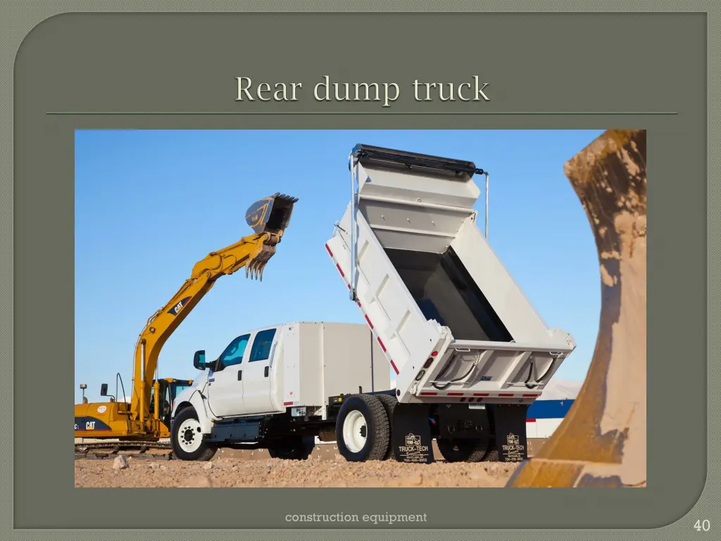 construction equipment 10