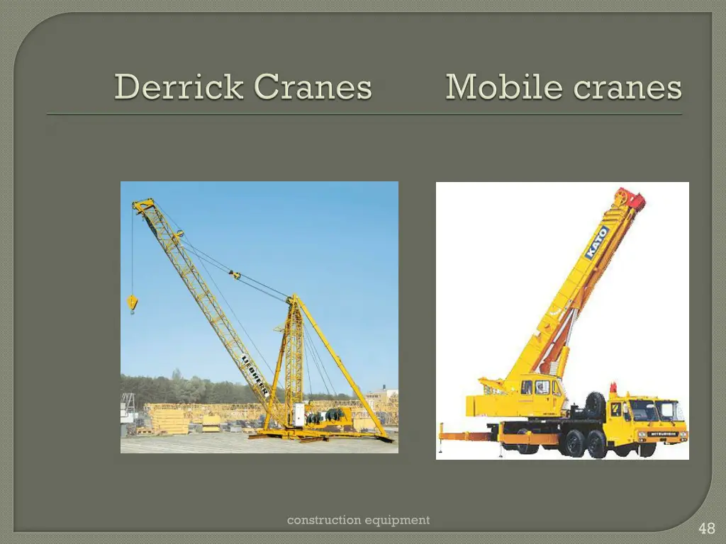 construction equipment 13