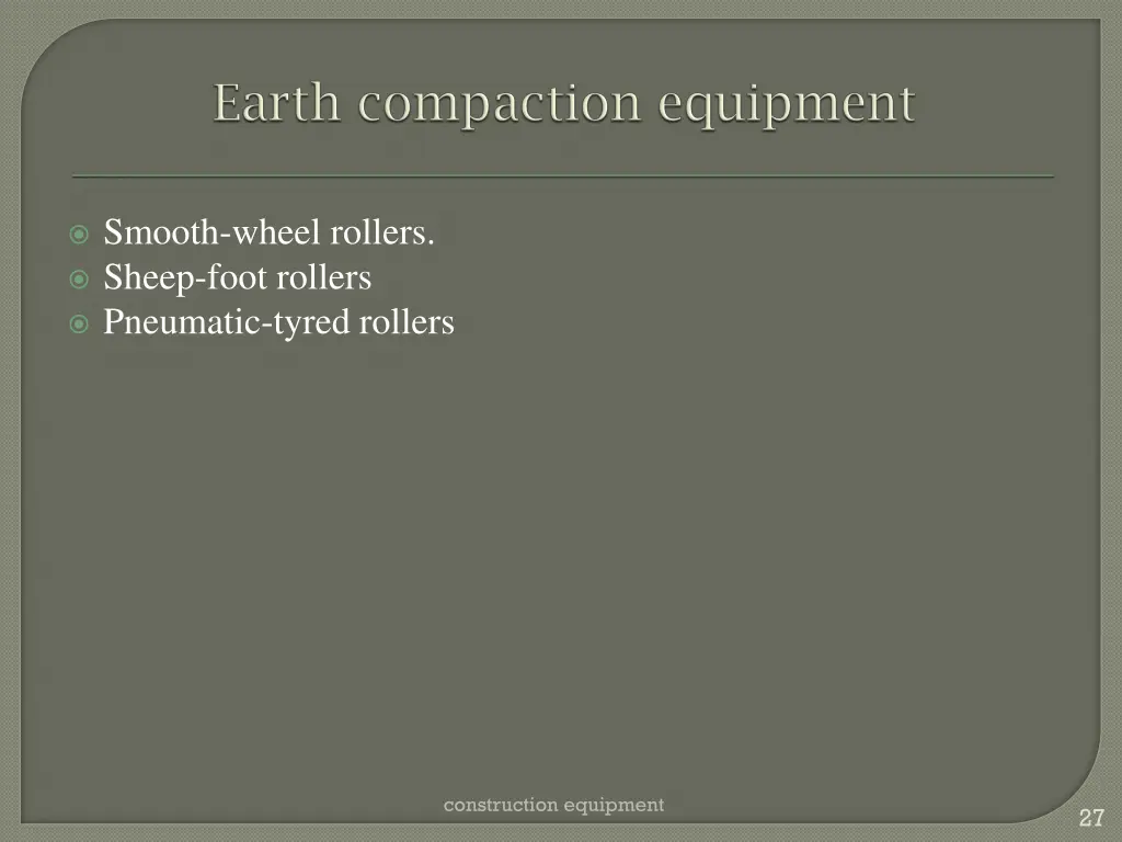 smooth wheel rollers sheep foot rollers pneumatic