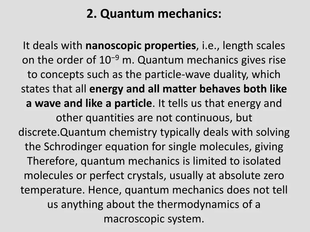 2 quantum mechanics