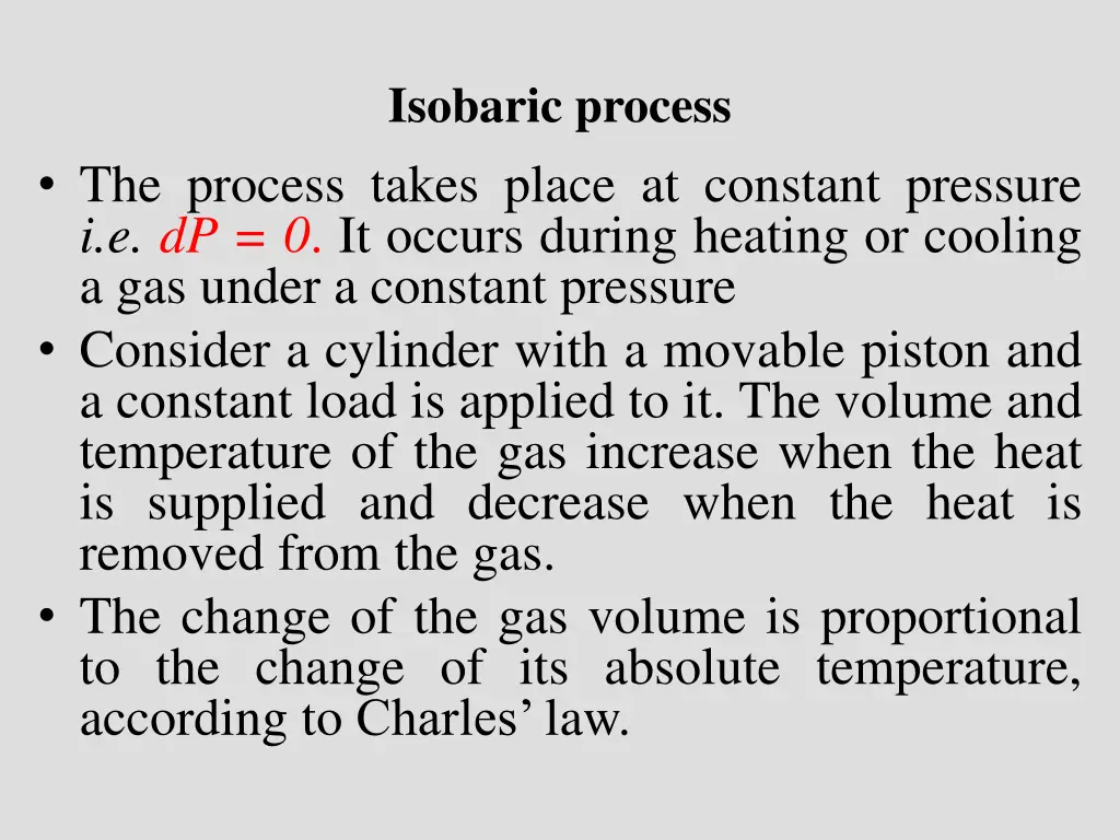 isobaric process