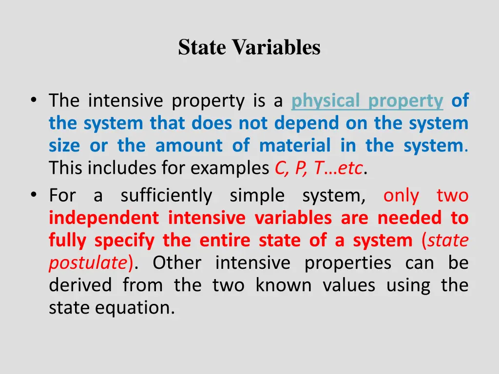 state variables 1