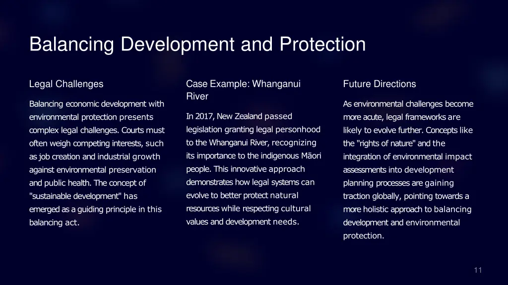 balancing development and protection