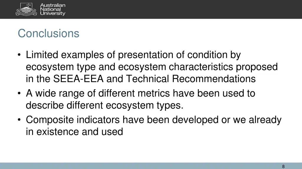 conclusions