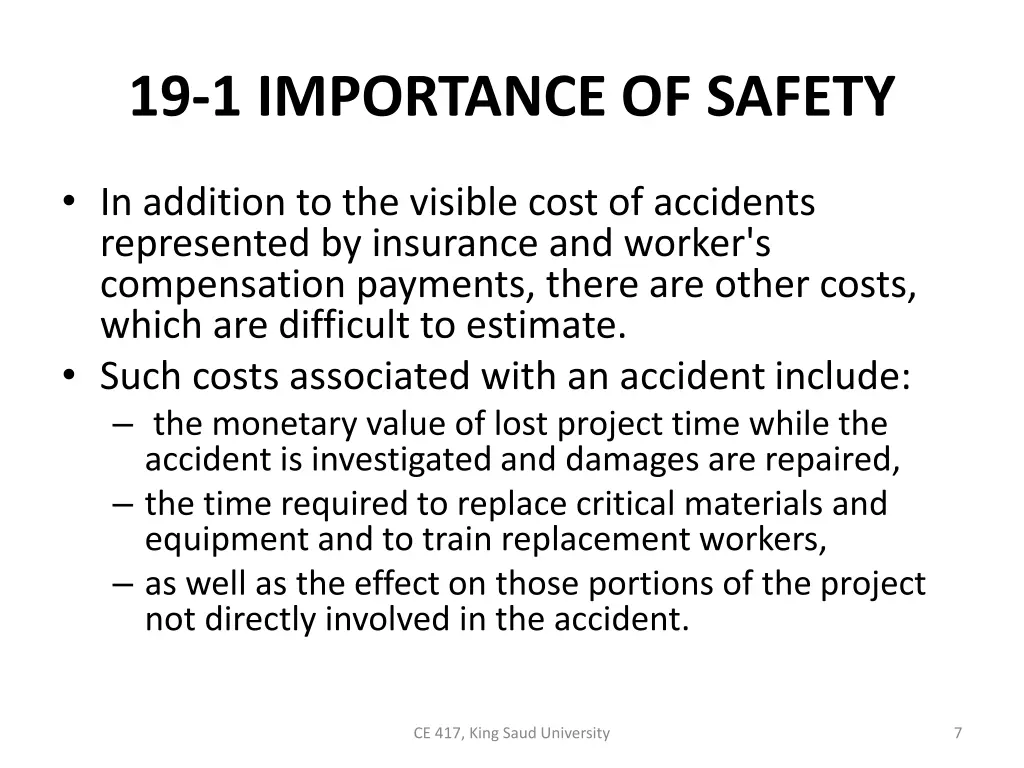 19 1 importance of safety 4