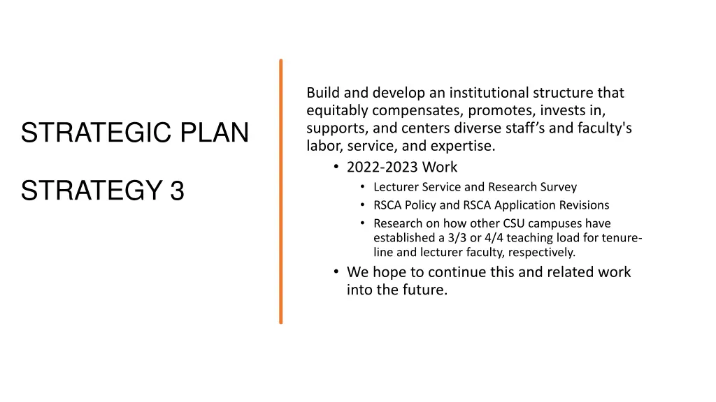 build and develop an institutional structure that