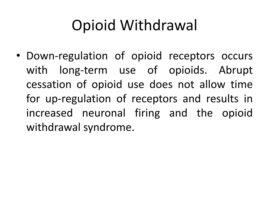 opioid withdrawal