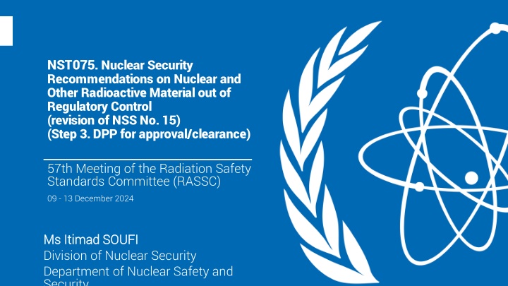 nst075 nuclear security recommendations