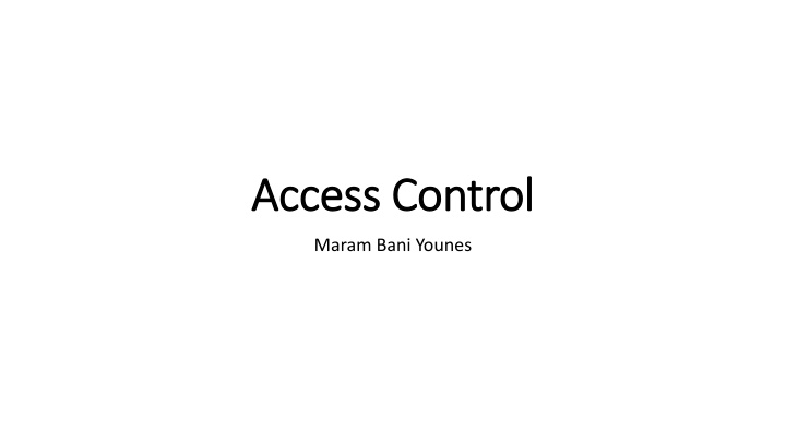 access control access control
