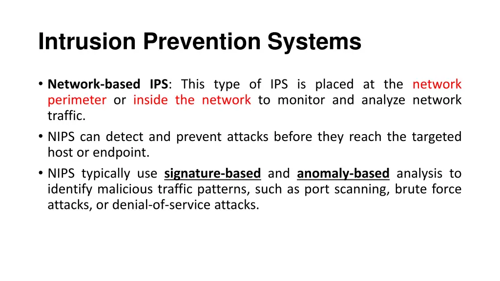 intrusion prevention systems 2
