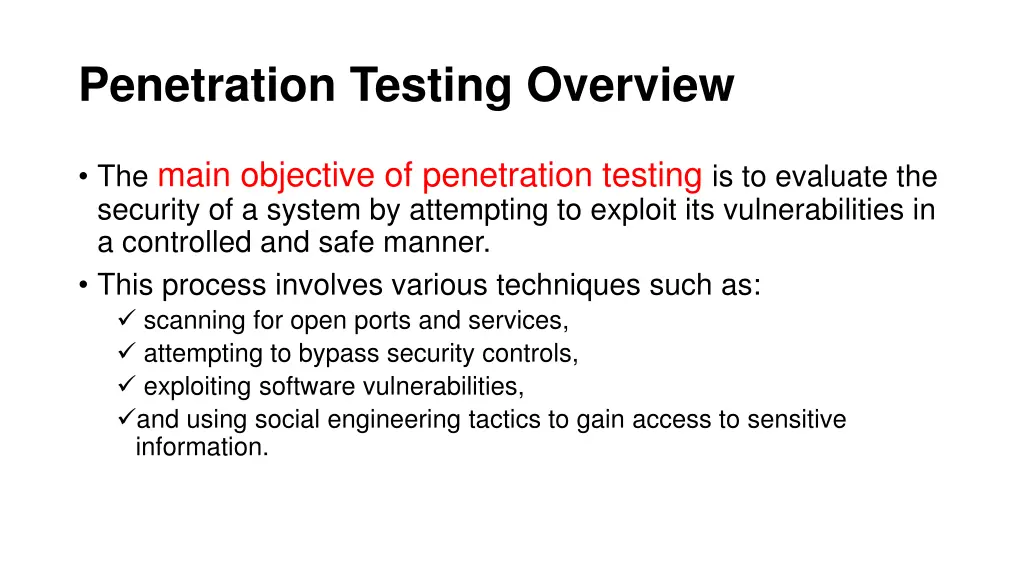 penetration testing overview 2