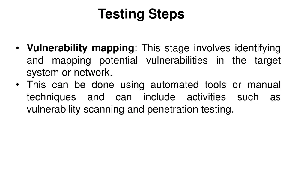 testing steps 3