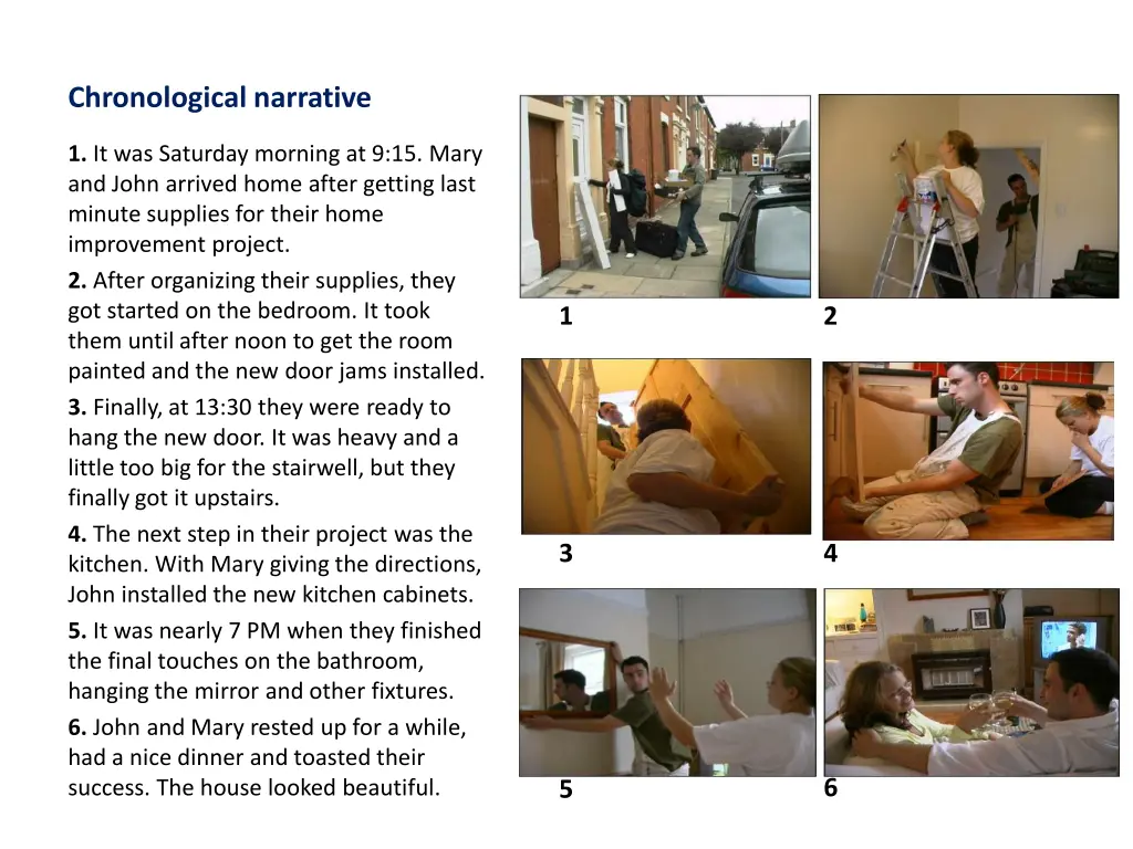 chronological narrative