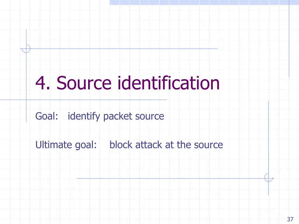 4 source identification