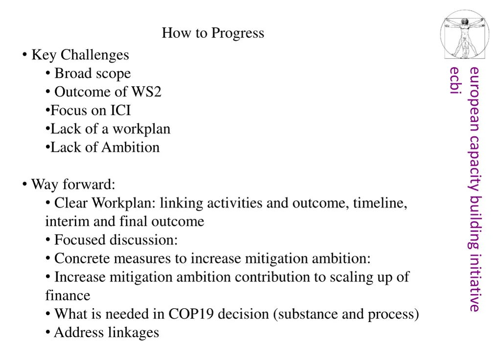how to progress