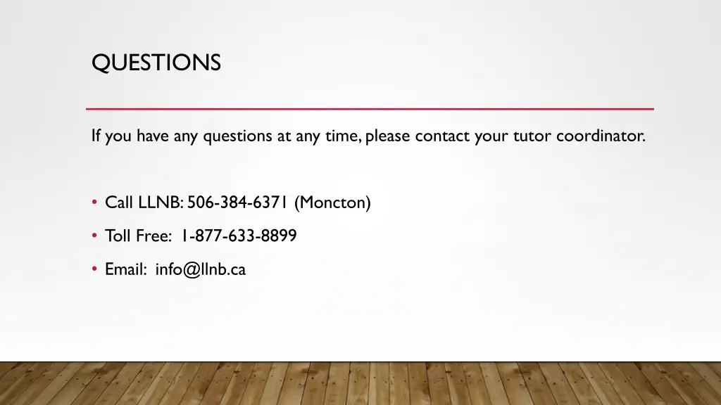 questions