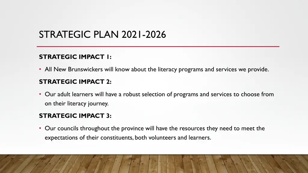 strategic plan 2021 2026