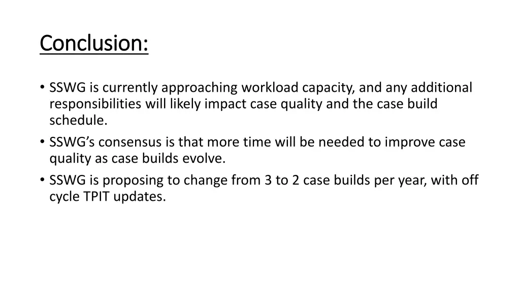conclusion conclusion