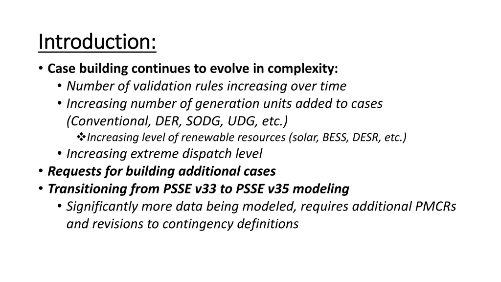 introduction introduction case building continues