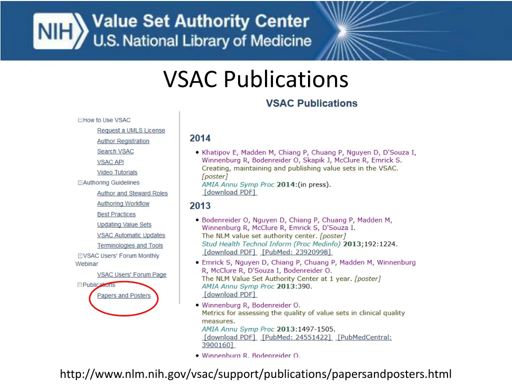 vsac publications