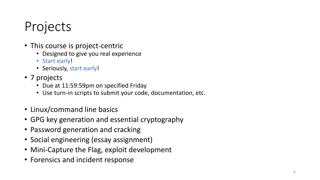 projects