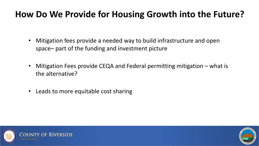 how do we provide for housing growth into