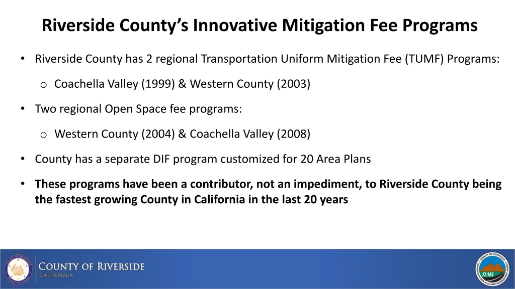 riverside county s innovative mitigation
