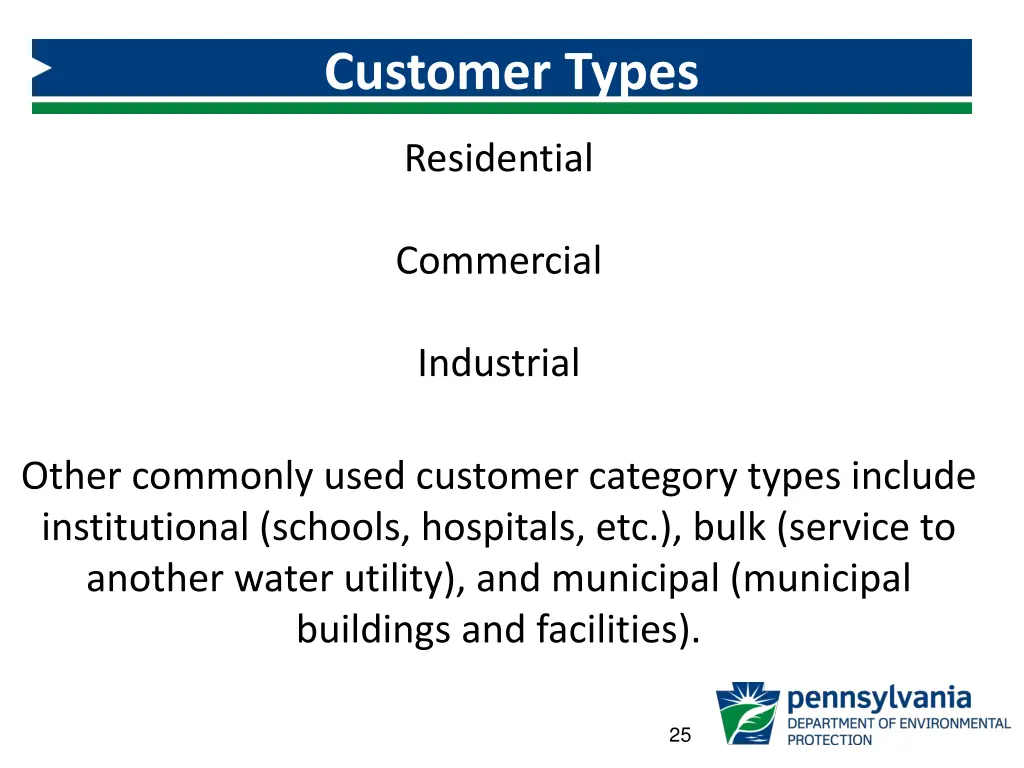 customer types