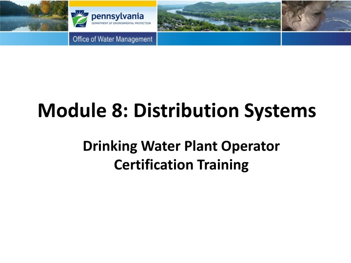 module 8 distribution systems