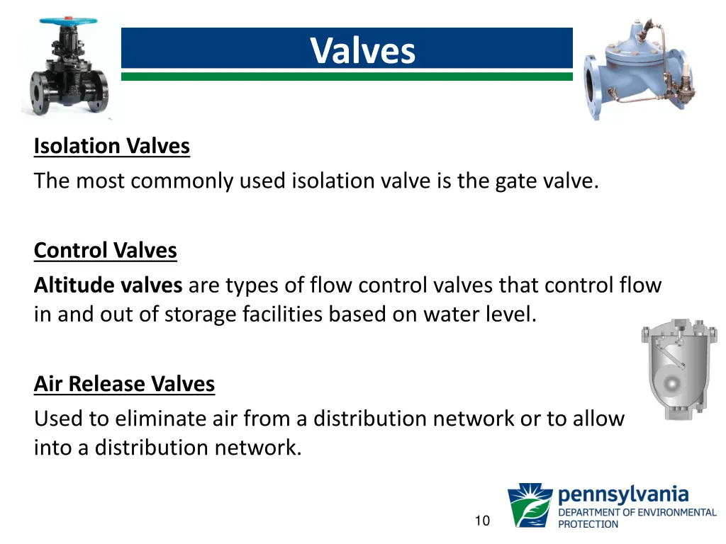valves