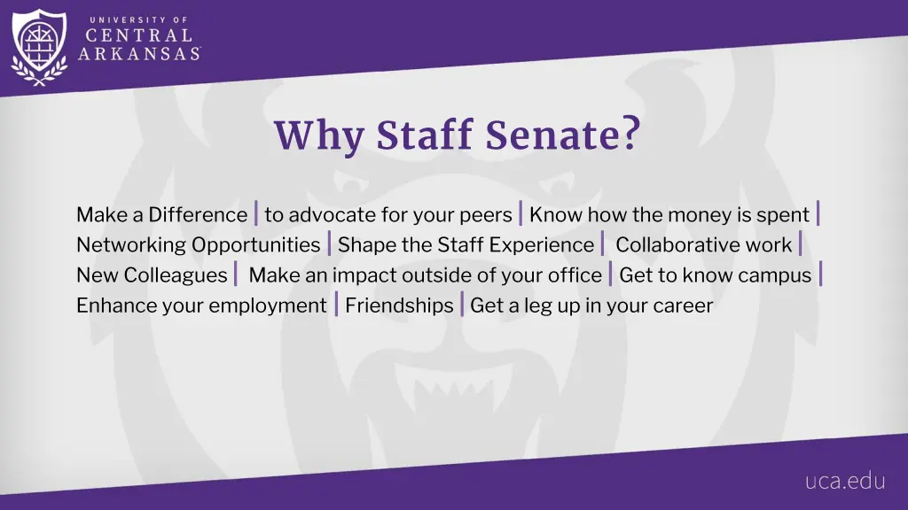 why staff senate