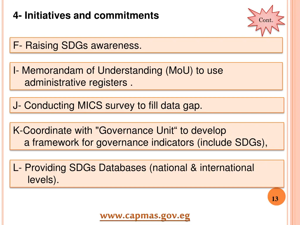 4 initiatives and commitments 1