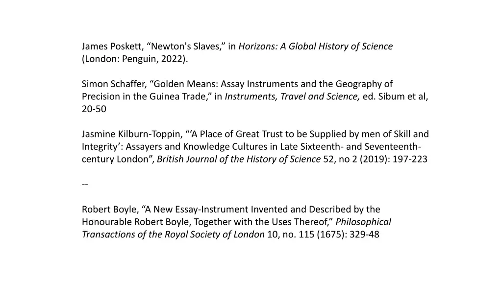 james poskett newton s slaves in horizons