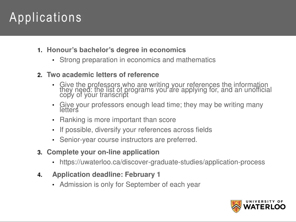 applications 1