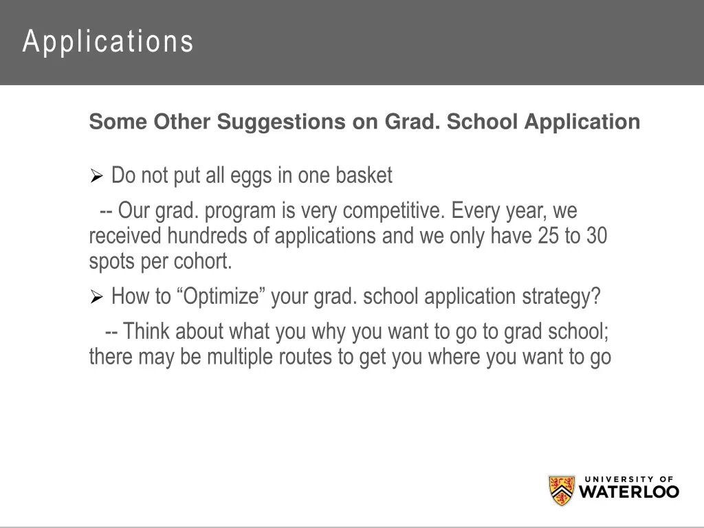 applications 2