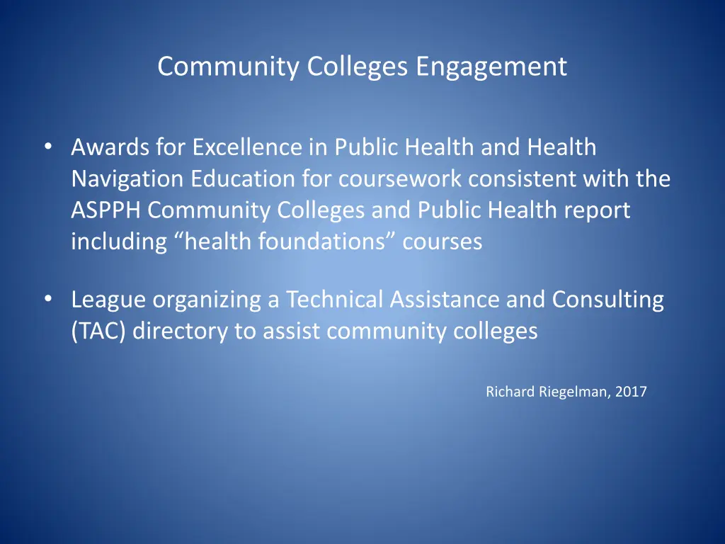 community colleges engagement