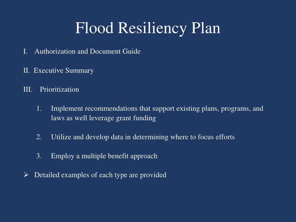 flood resiliency plan 2