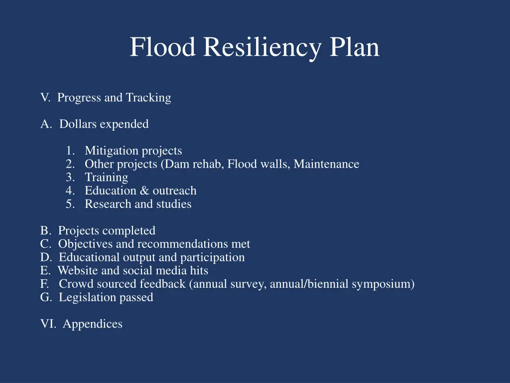 flood resiliency plan 5