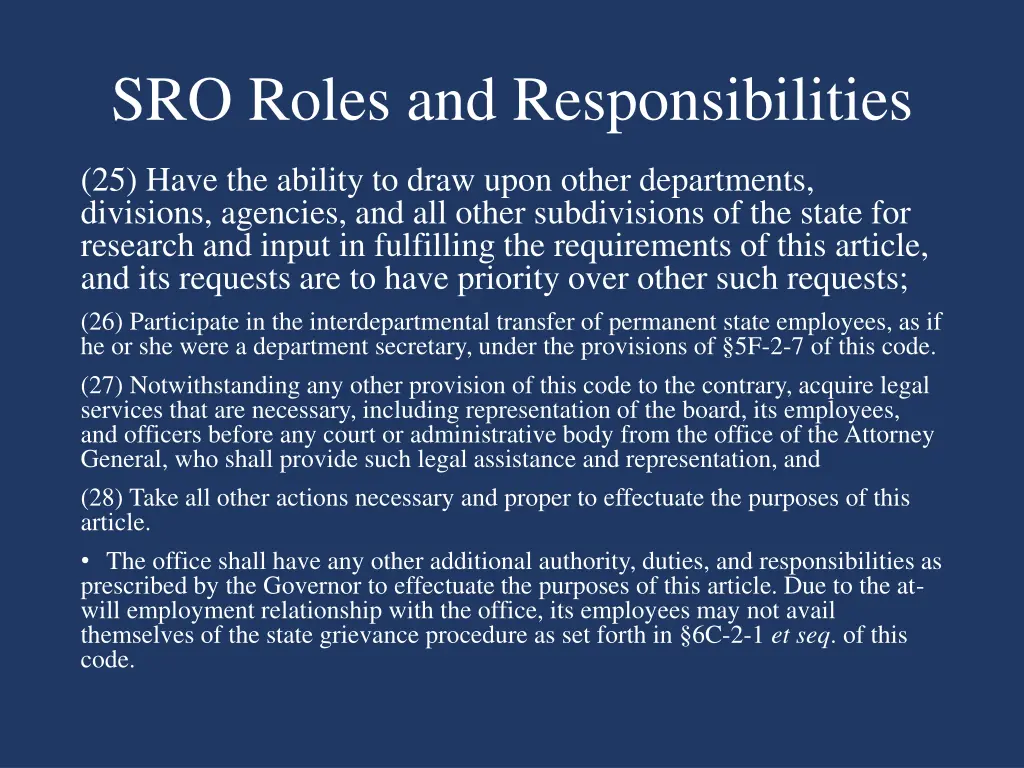sro roles and responsibilities 3