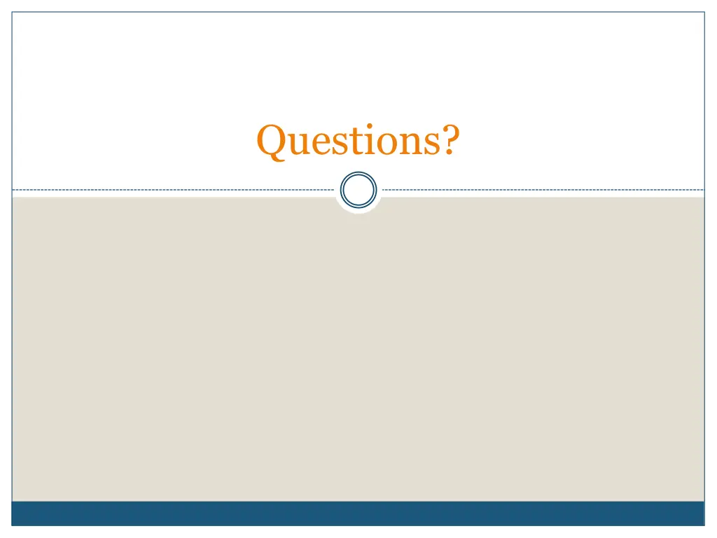 questions