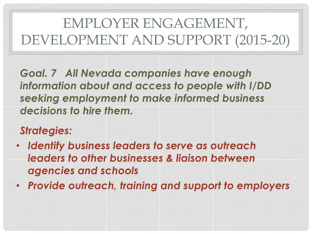 employer engagement development and support 2015 1
