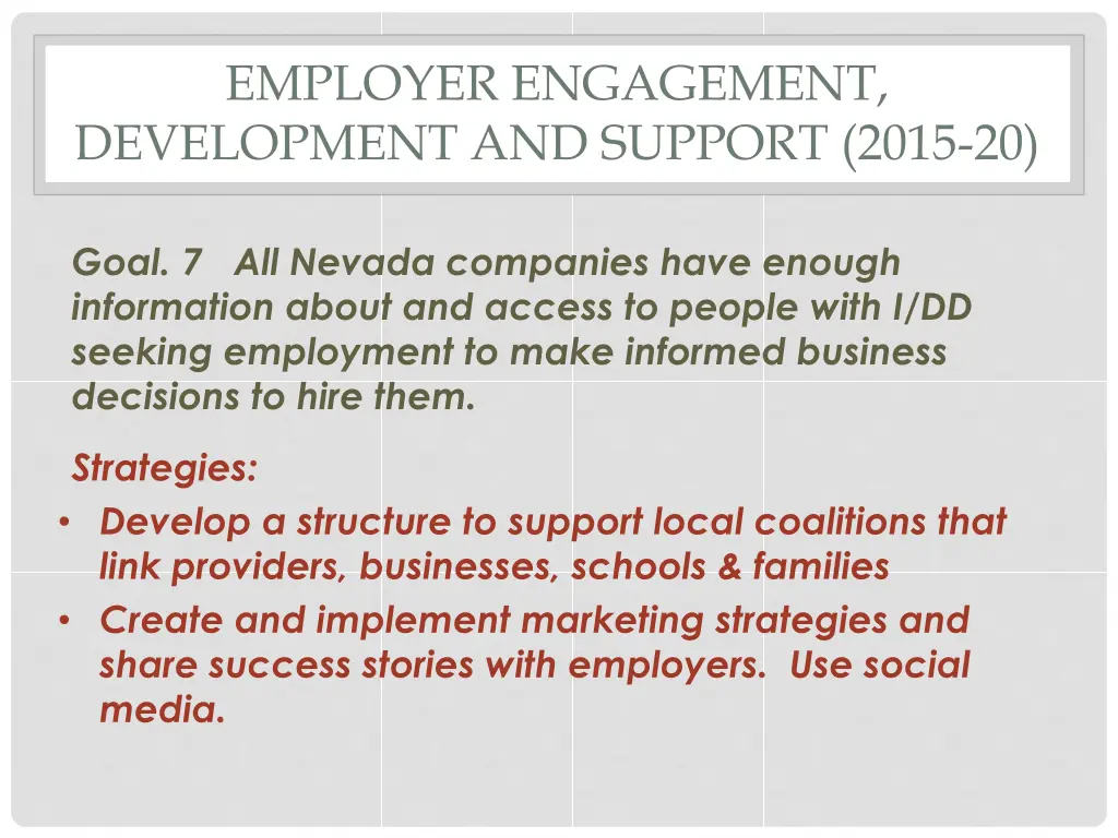 employer engagement development and support 2015 2