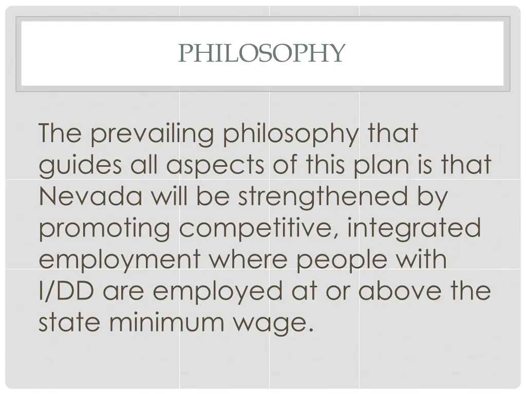 philosophy