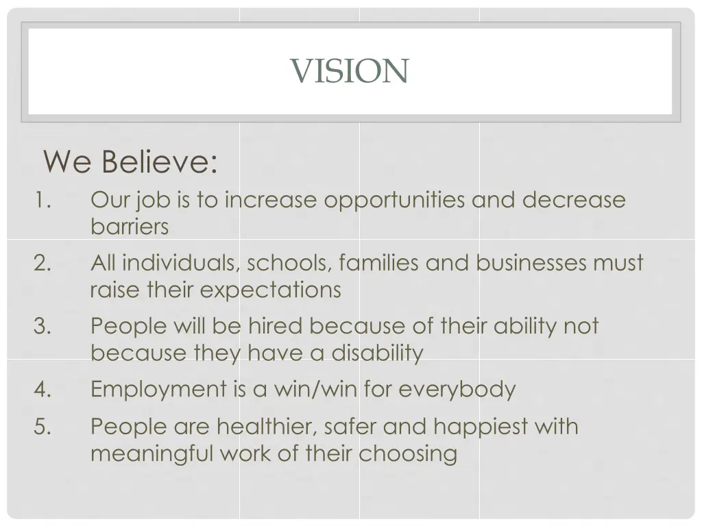 vision