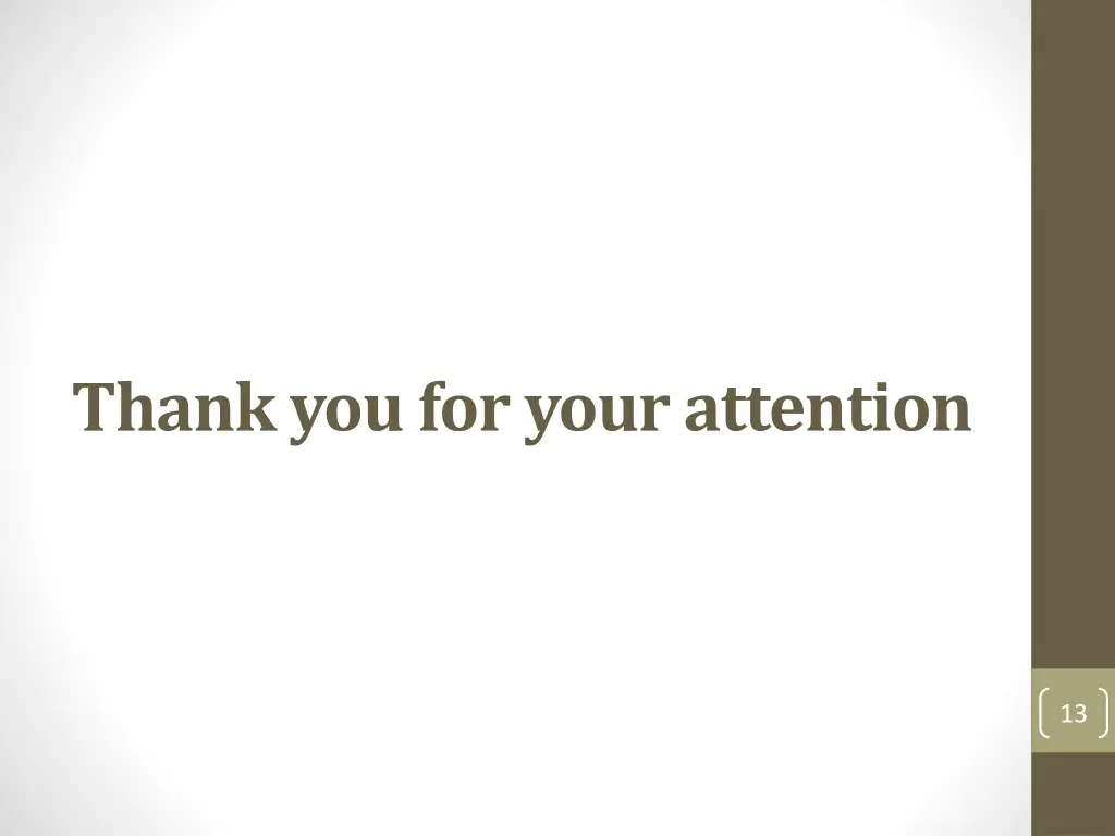 thank you for your attention