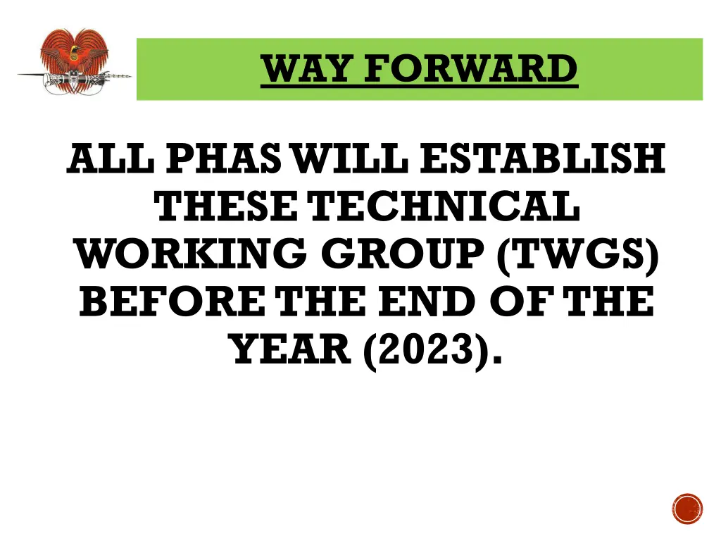 way forward