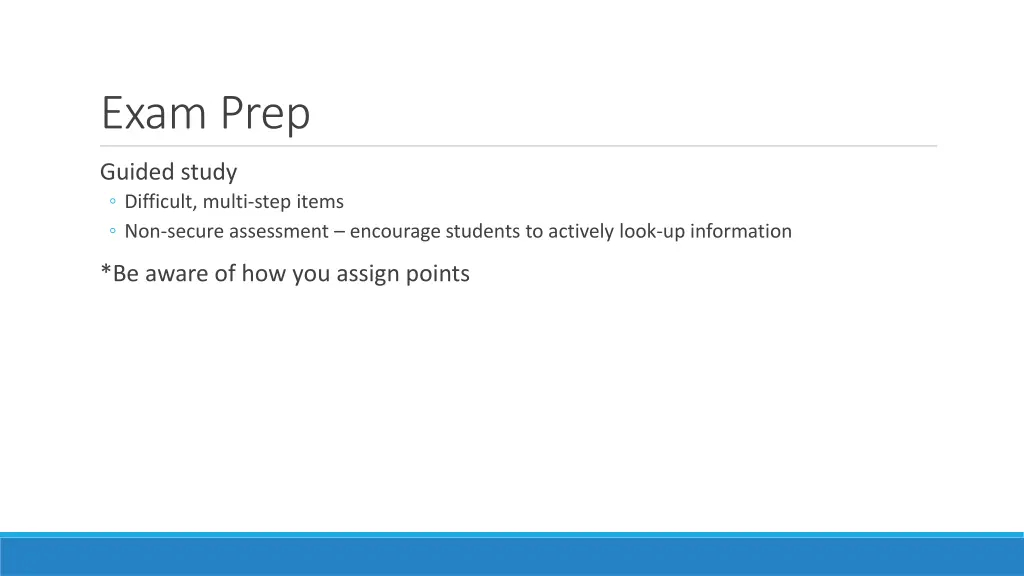 exam prep
