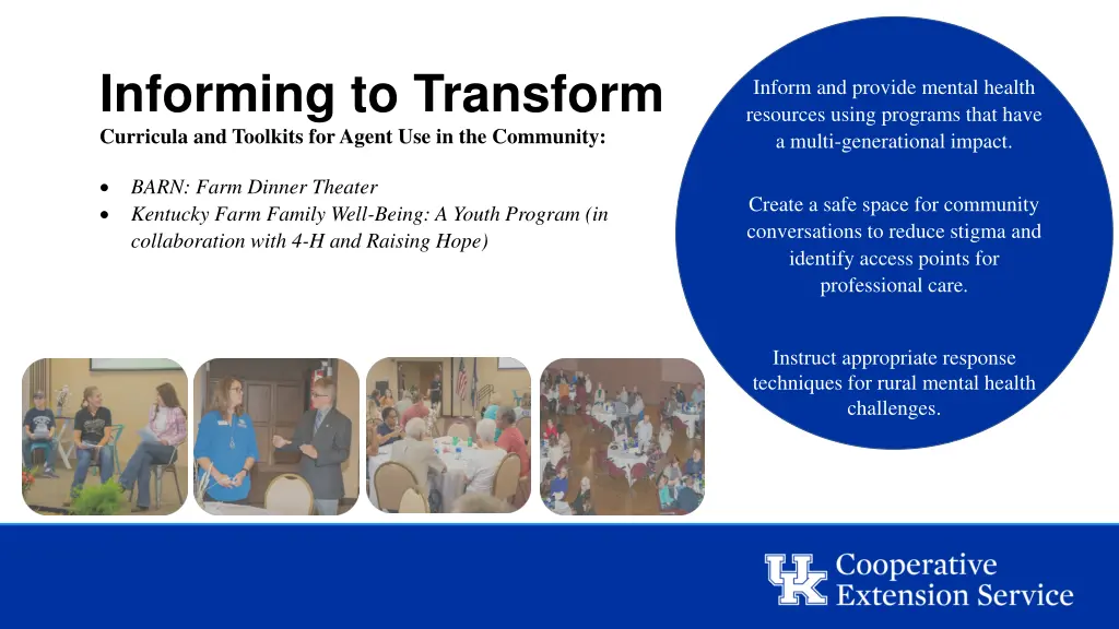 informing to transform curricula and toolkits